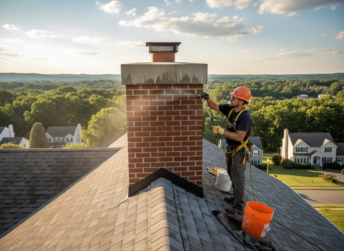chimney waterproofing in Parsippany-Troy Hills