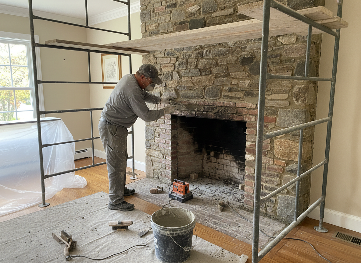 fireplace restoration in Parsippany-Troy Hills