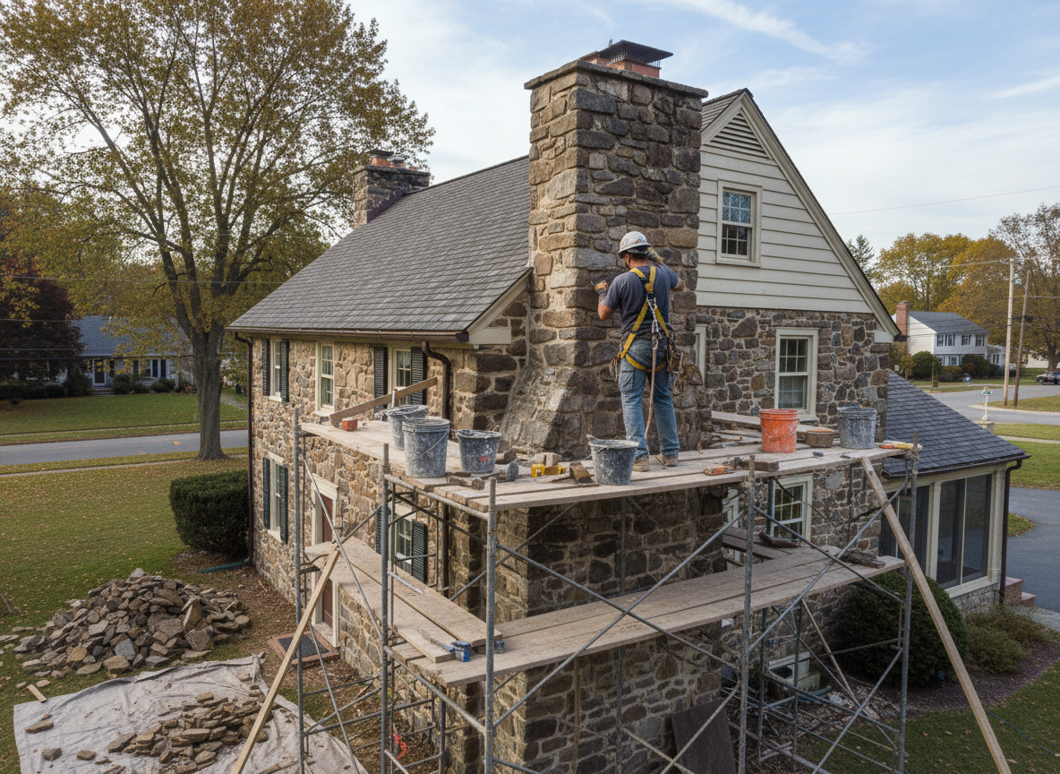 stone chimney repair in Parsippany-Troy Hills